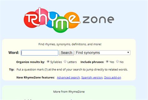 rhymes zone|More.